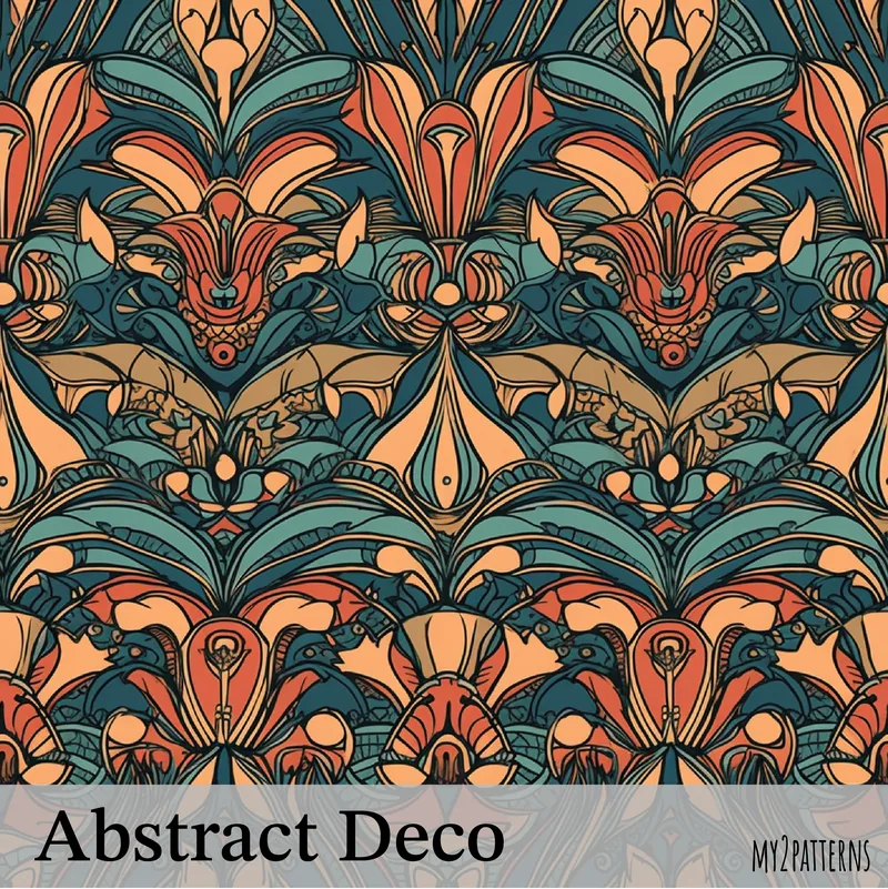 Abstract Deco pattern