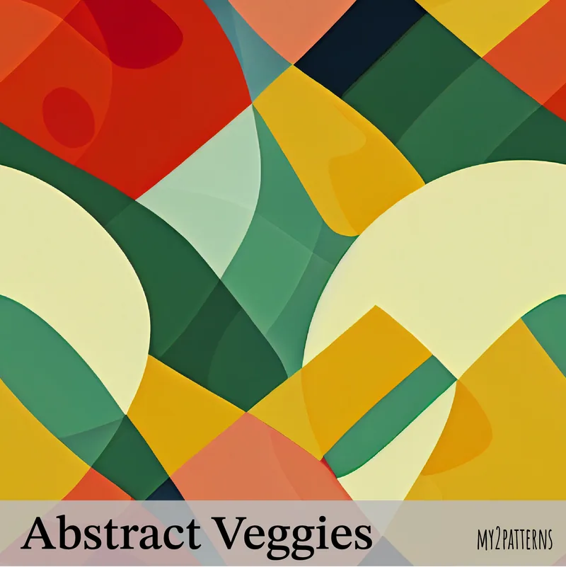Abstract Veggies pattern