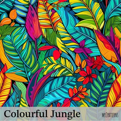 Colourful Jungle pattern