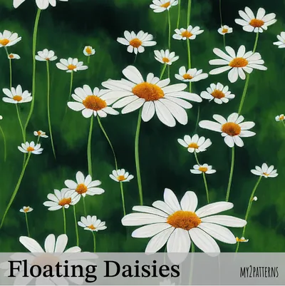 Floating Daisies pattern