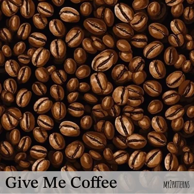 Give Me Coffee pattern