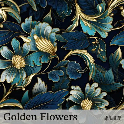 Golden Flowers pattern
