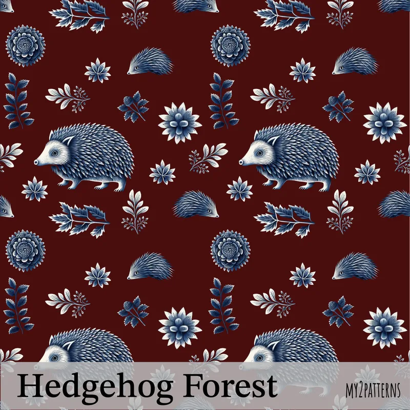 Hedgehog Red pattern