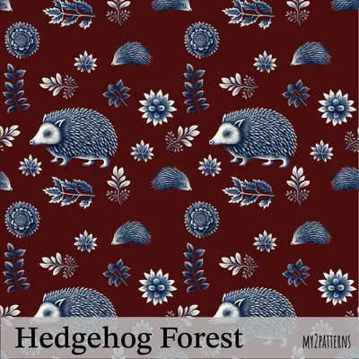 Hedgehog Red pattern