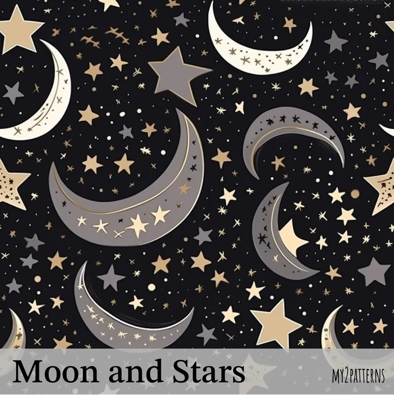 Moon and Stars pattern