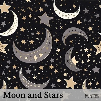 Moon and Stars pattern