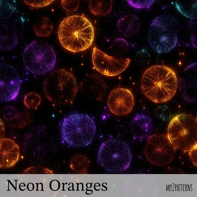 Neon Oranges pattern