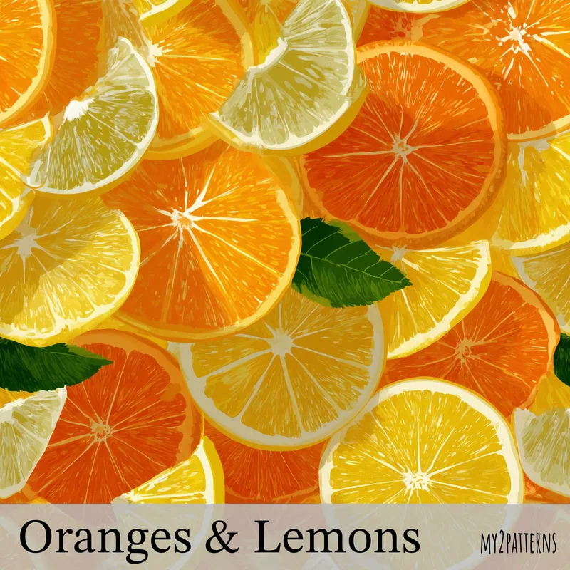 Oranges and Lemons pattern