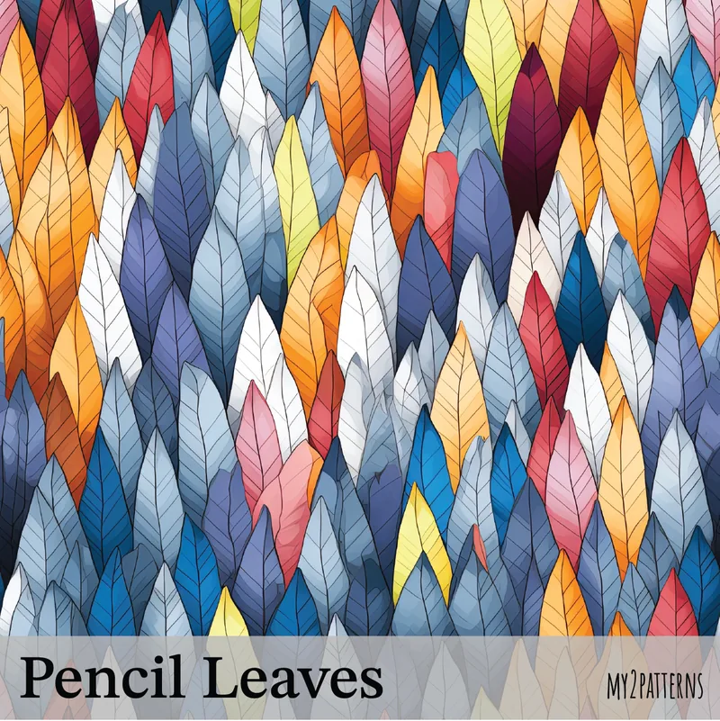 Pencil Leaves pattern