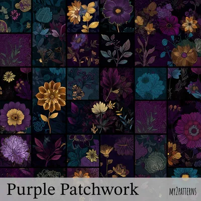 Purple Patchwork pattern