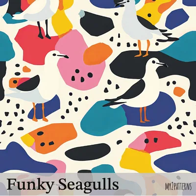 Seagulls pattern