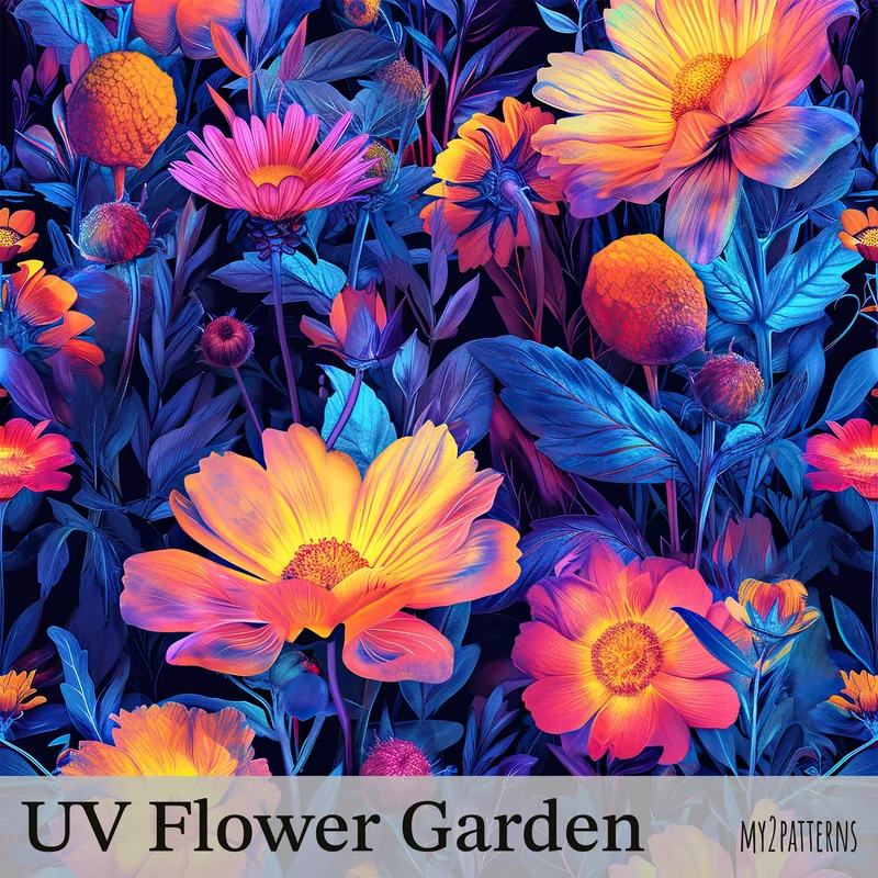 UV Flower Garden pattern