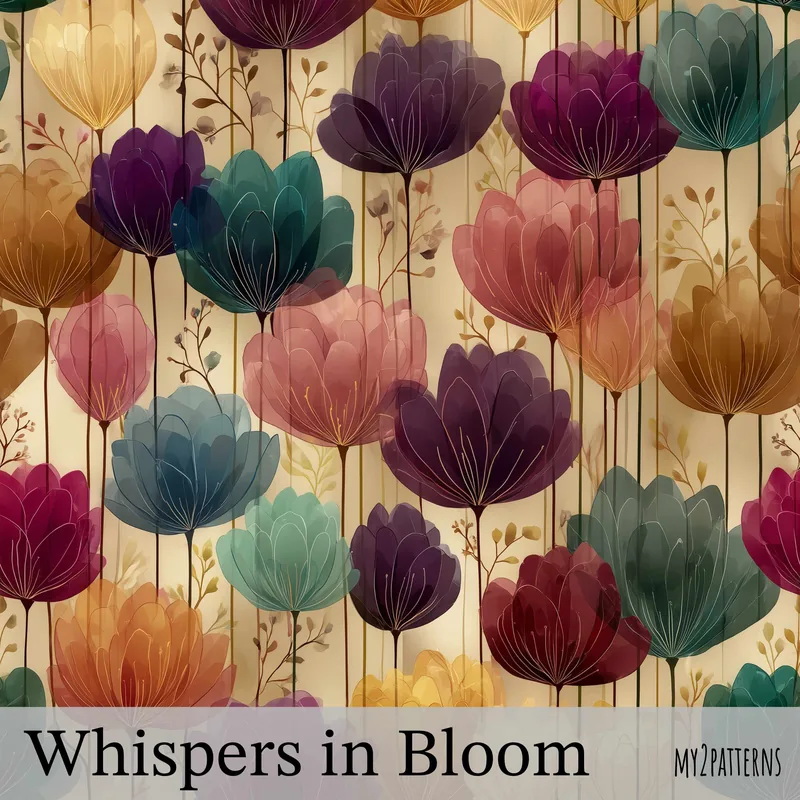 Whispers in Bloom pattern