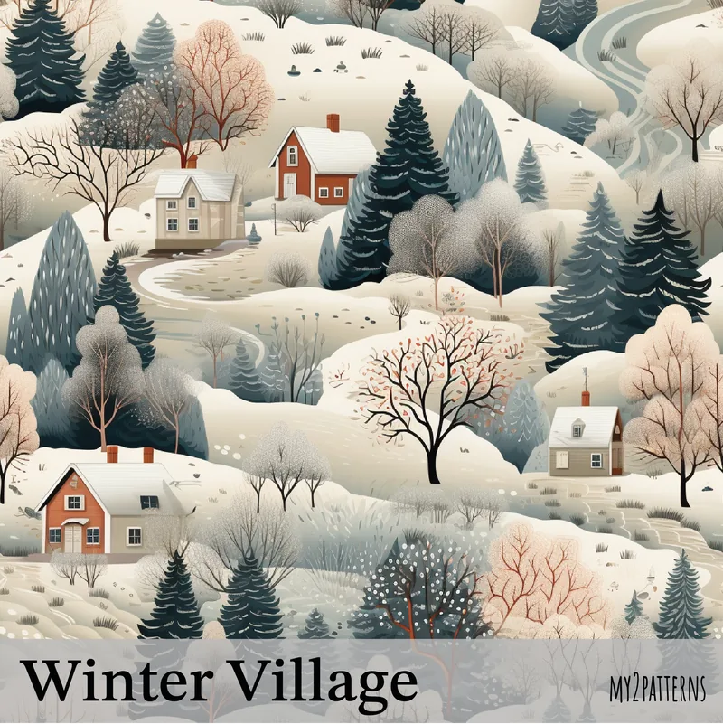 Winter Village pattern